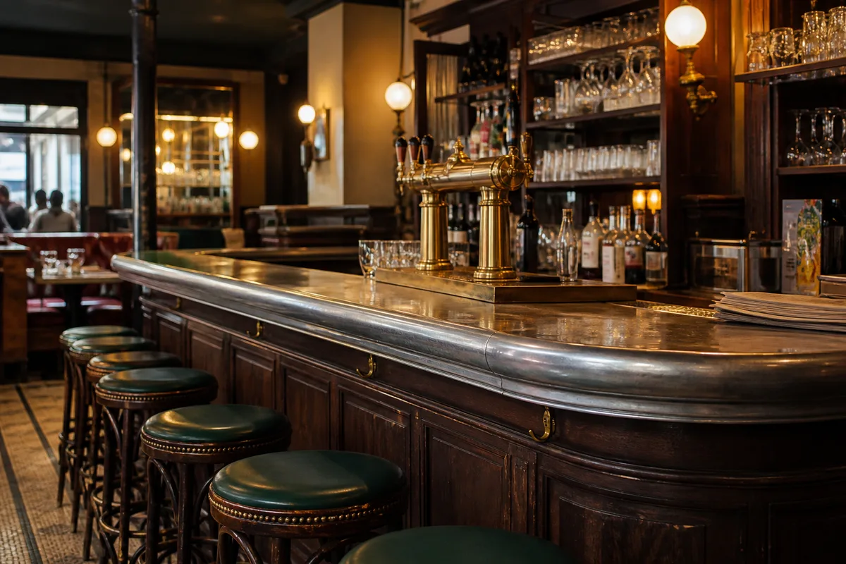 Le zinc : histoire du comptoir de café