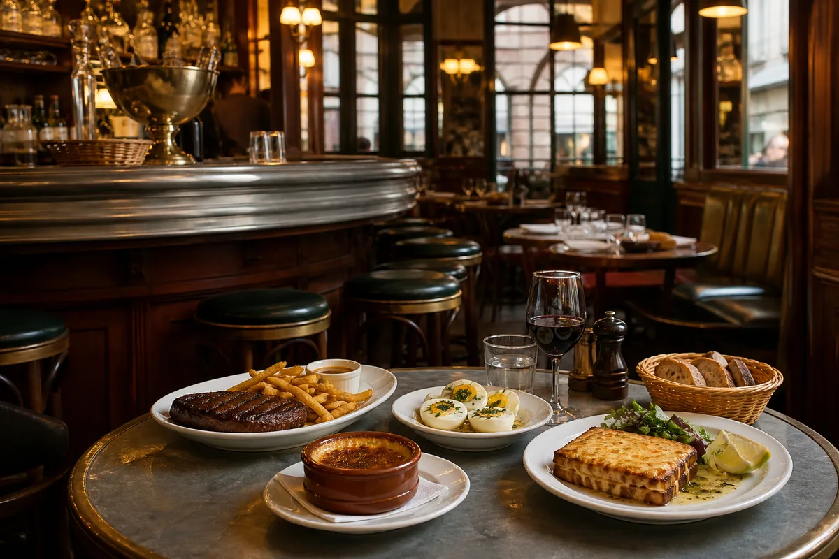 Les plats emblématiques de brasserie